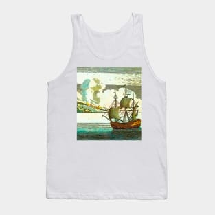 boat at sea Tank Top